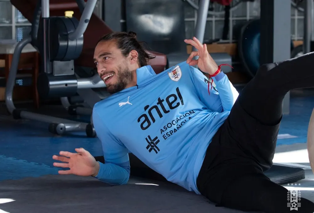 El Pelado Cáceres se incorporó hoy a la delegación celeste