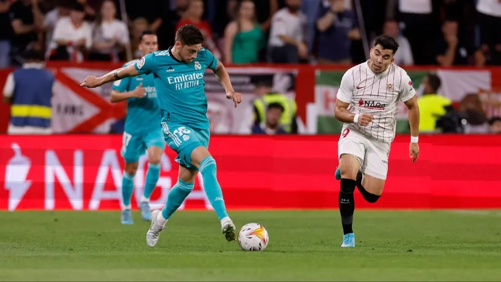 Federico Valverde jugó otro partidazo en Real Madrid contra Sevilla