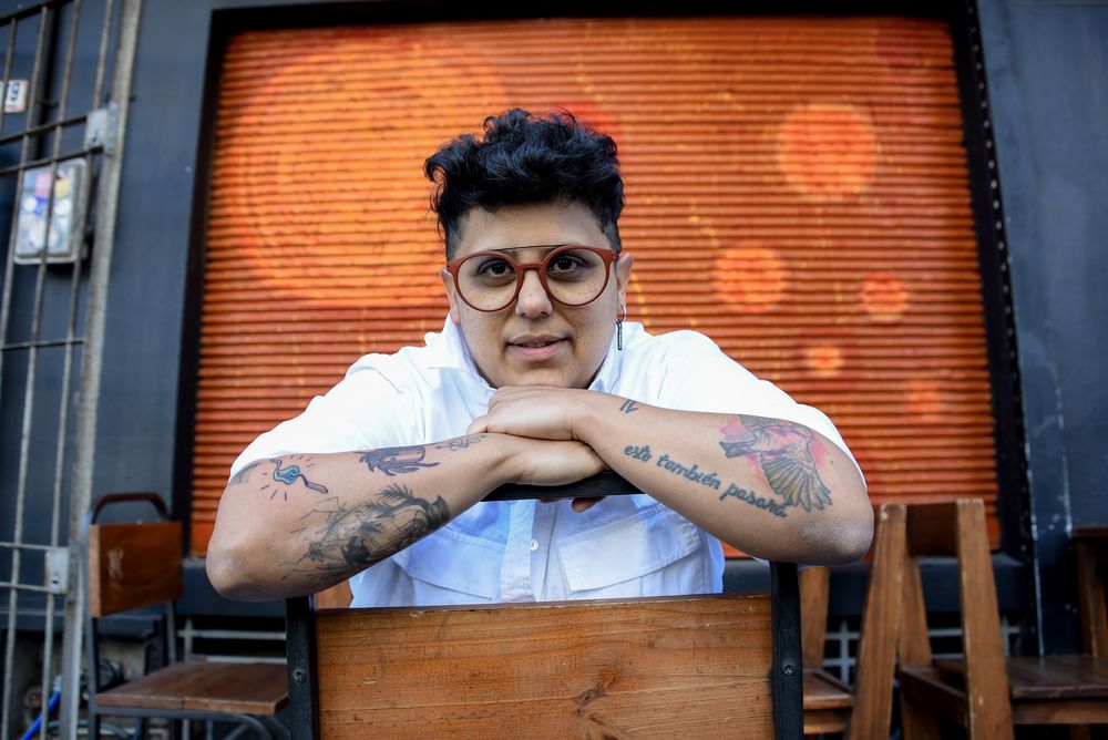 Mocchi presentó su último disco, El frío que nos convoca