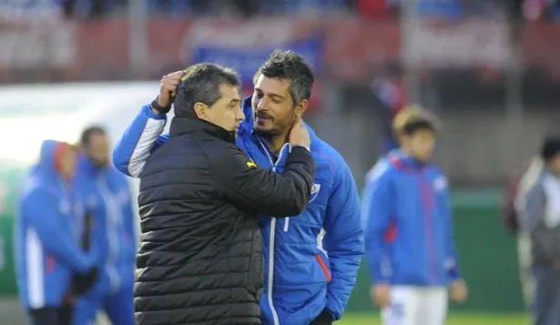 El Polilla y Munúa se saludaron afectuosamente