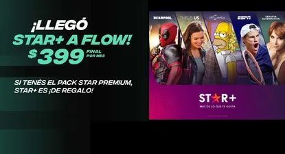 Flow le da la bienvenida a Star+