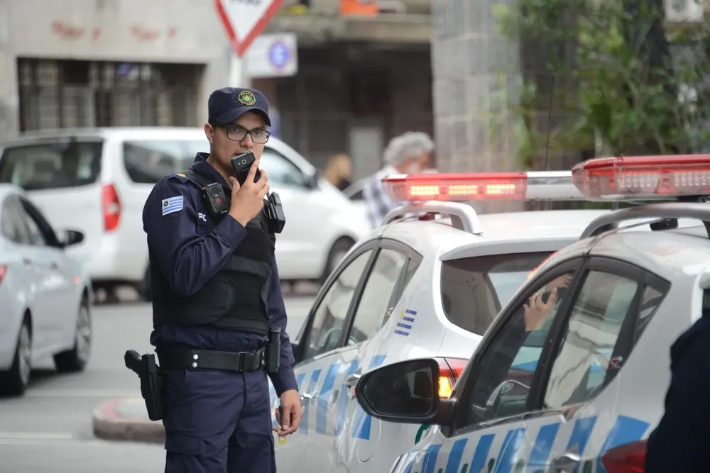 Foto de archivo. Policía en Ciudad Vieja