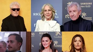 Algunos de los entregadores de los Premios Goya.