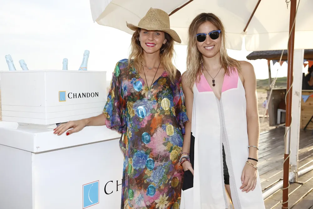 Jimena Buttigliego y Cintia Garrido en el Chandon Délice sunset.