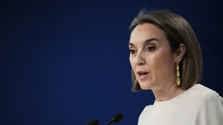 La secretaria general del PP, Cuca Gamarra,.