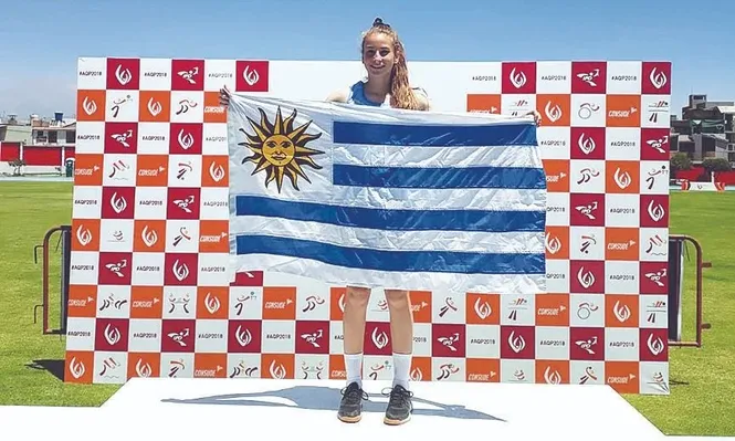 Manuela Rotundo, oro, récord en jabalina y mucho futuro