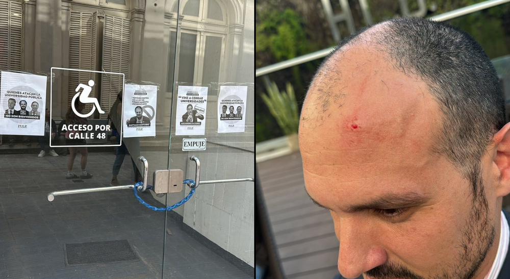 Enfrentamientos y la cancelación de una charla en la Universidad de La Plata por la presencia de funcionarios de LLA