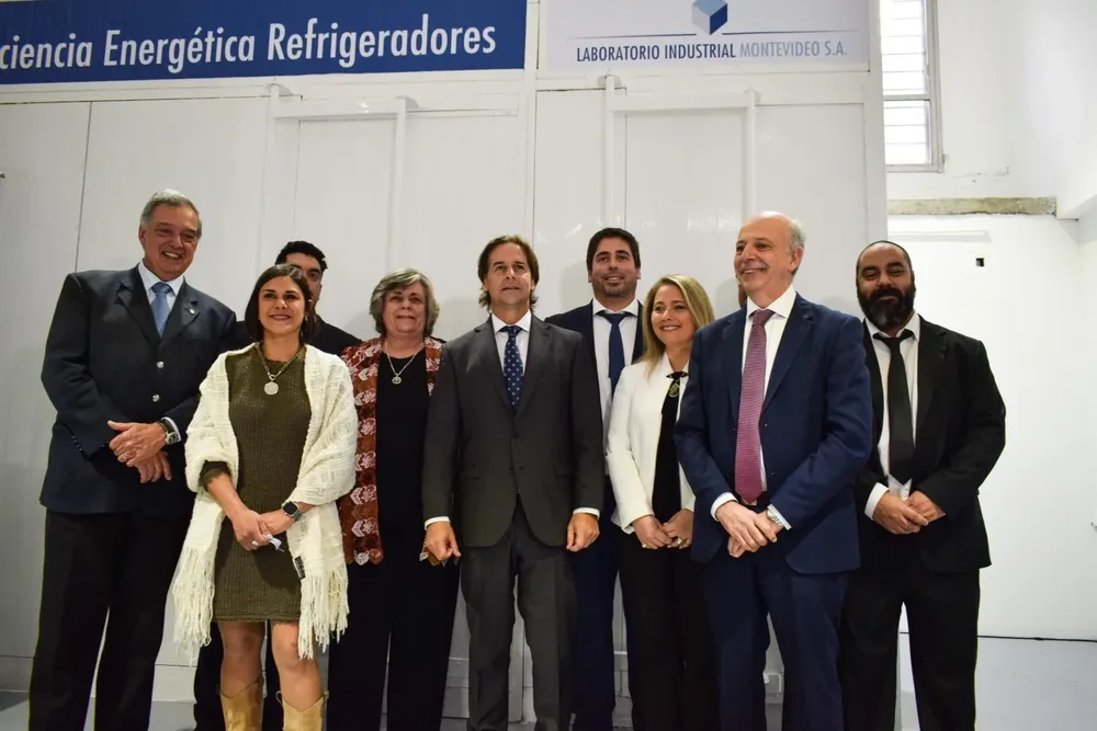 El presidente Luis Lacalle Pou participó de la celebración, junto a autoridades de la empresa