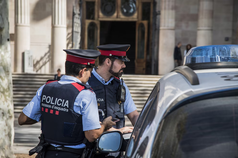 La Policía de Cataluña.&nbsp;