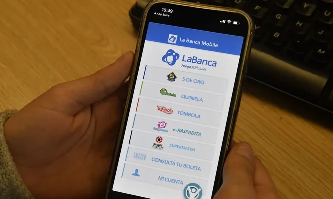 Aplicación de La Banca para celulares
