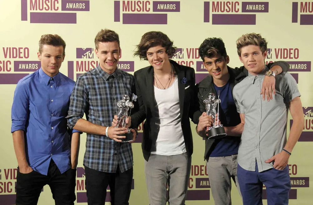 El grupo One Direction fue el gran ganador del año pasado, incluyendo Mejor artista nuevo