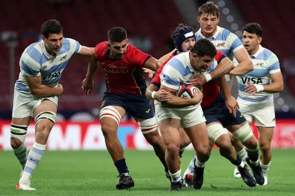 Los Pumas se miden ante España en uno de los últimos amistoso antes del Mundial de Francia
