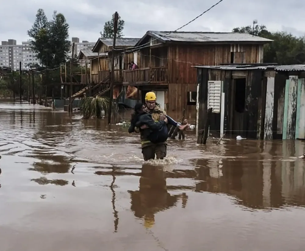 Inundaciones en el sur de Brasil