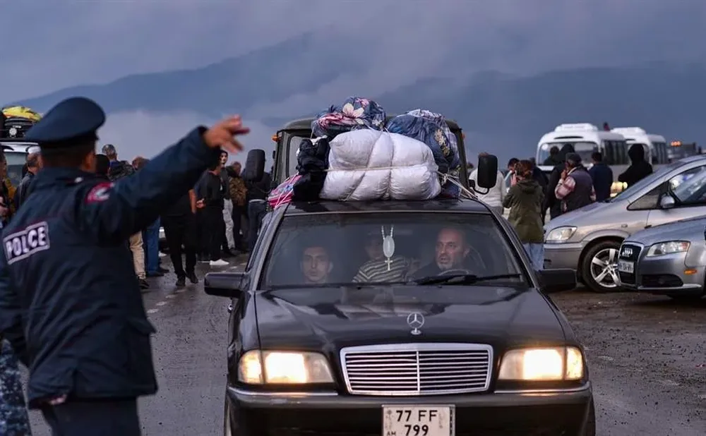 Más de 100.000 personas de origen armenio abandonaron el enclave de Nagorno Karabaj después de la ofensiva relámpago del ejército de Azerbaiyán.