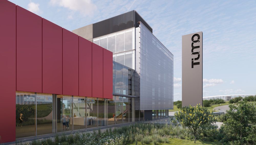 Vista del proyecto TUMO en Uruguay, a la entrada del Aeropuerto de Carrasco