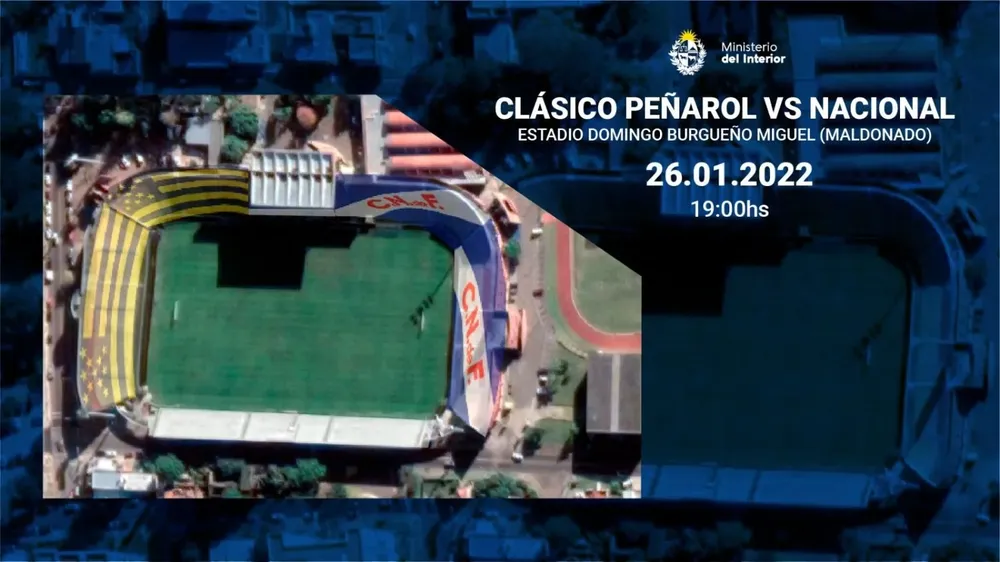 Distribución de las tribunas para el clásico