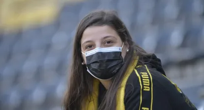 Los hinchas fueron llegando de a poco al Estadio Campeón del Siglo