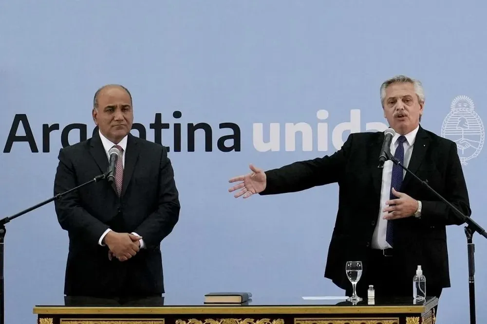 Juan Manzur y Alberto Fernández