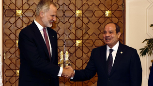 Felipe VI y el presidente de la República Árabe de Egipto, Abdelfatah El-Sisi