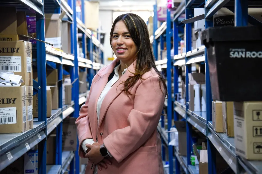 Andrea Bernat, gerente de Abastecimiento y Logística de San Roque