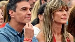 El presidente Pedro Sánchez y su esposa, Begoña Gómez.