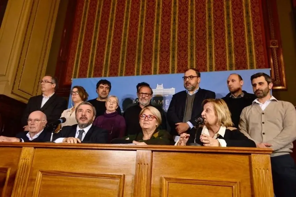 Archivo, bancada de senadores del Frente Amplio