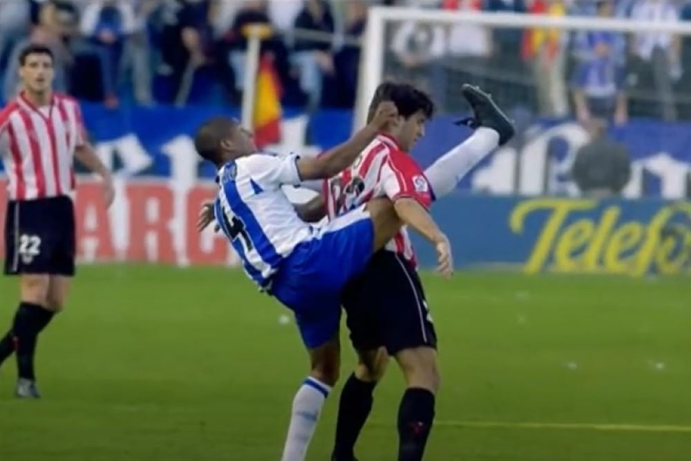 Marcelo Romero con Málaga ante Athletic de Bilbao