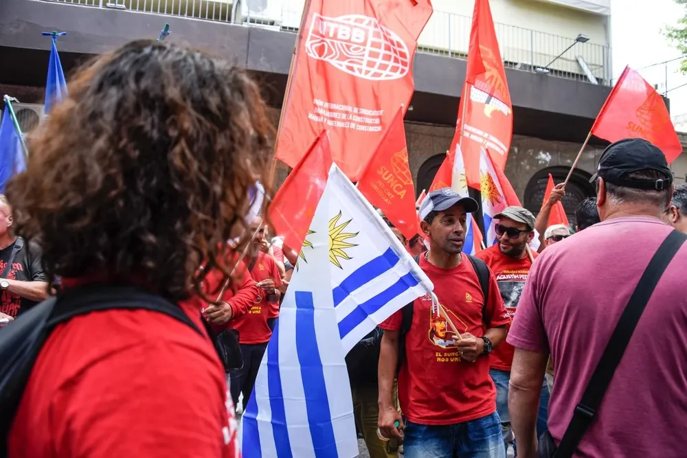 Manifestaciones del Pit-Cnt contra el gobierno de Javier Milei