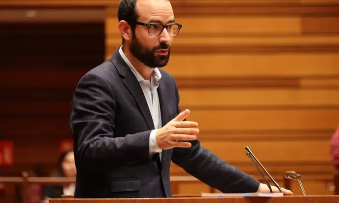 El secretario general del Grupo Socialista en las Cortes, el soriano Ángel Hernández.