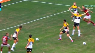 El penal que le pitaron a Flamengo ante Cricíuma