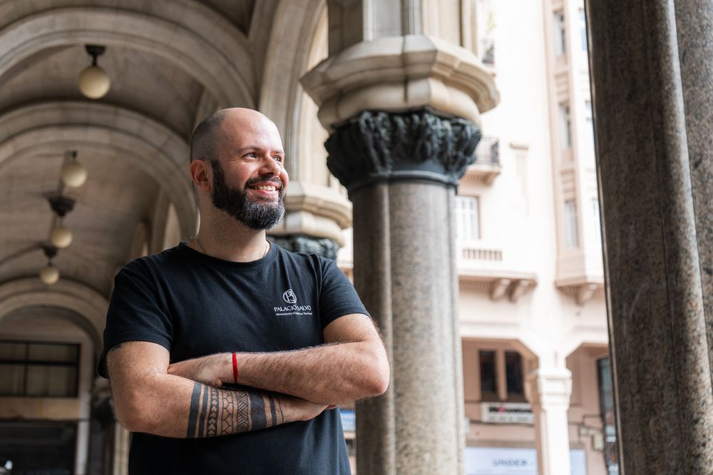 Maximiliano Patrón, encargado del Palacio Salvo