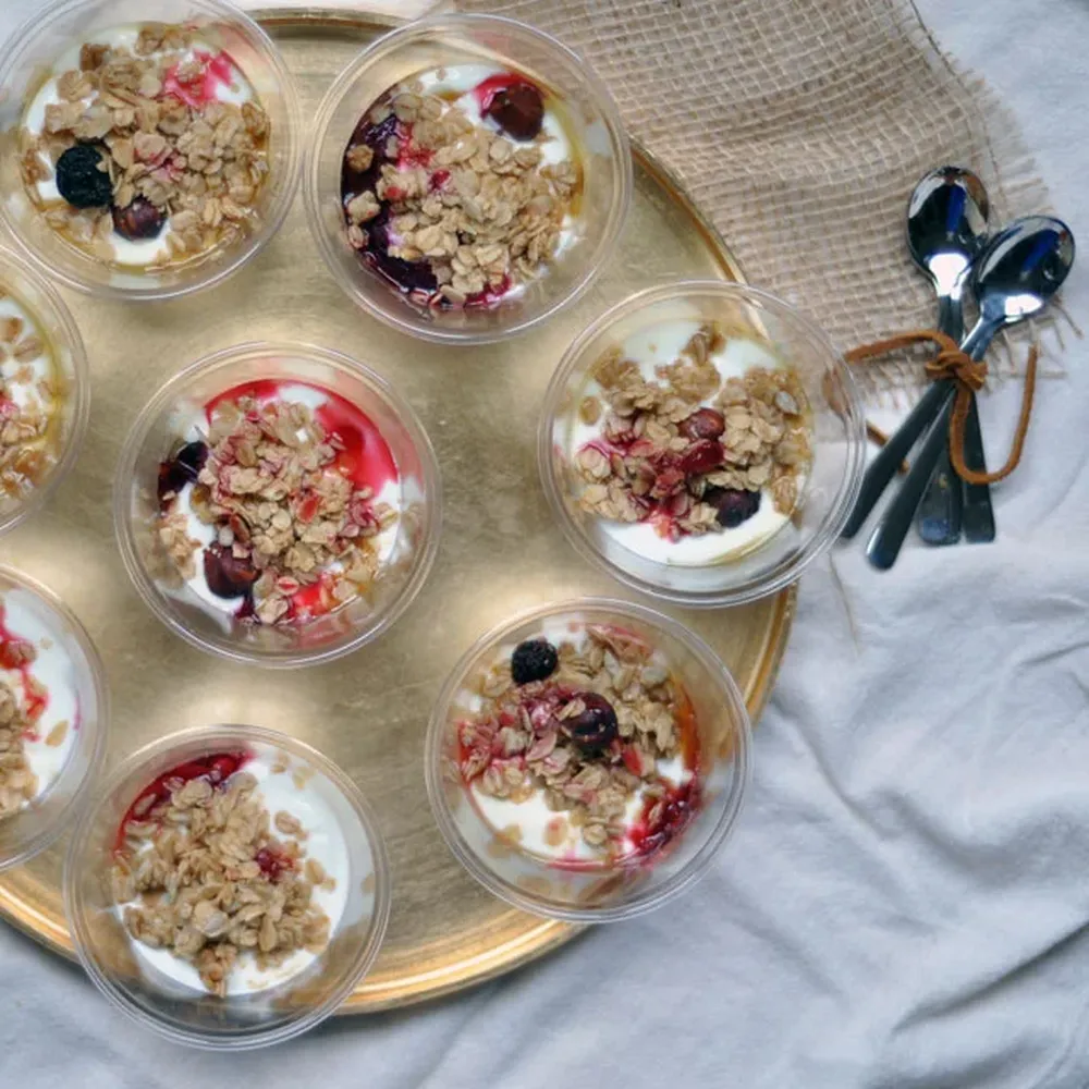 Uno de los parfaits que sugiere el sitio de música y comida Turntable Kitchen