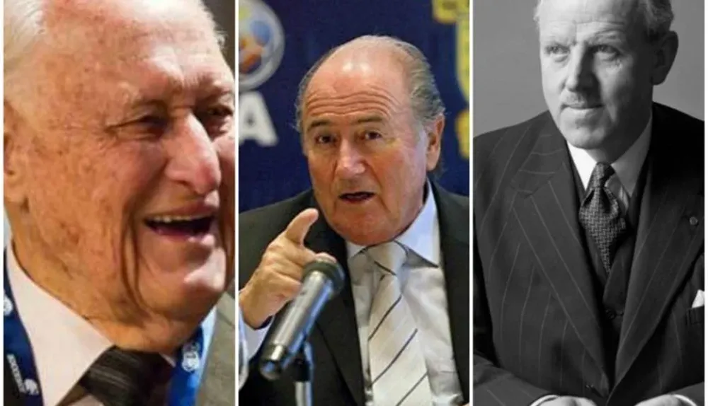 Presidentes de la FIFA, Havelange, Blatter y Rous: figuritas de temes