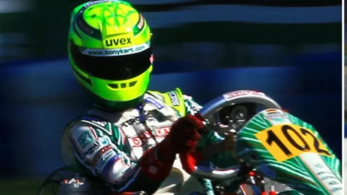 El hijo de Schumacher ya se sube al podio