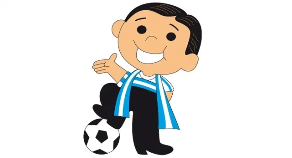 Gardelito. Mascota utilizada por Argentina en 1987.
