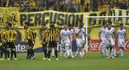 Al final del partido se produjo un pequeño incidente