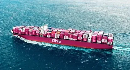 El buque de 12.000 contenedores que llegará por primera vez al puerto de Montevideo.