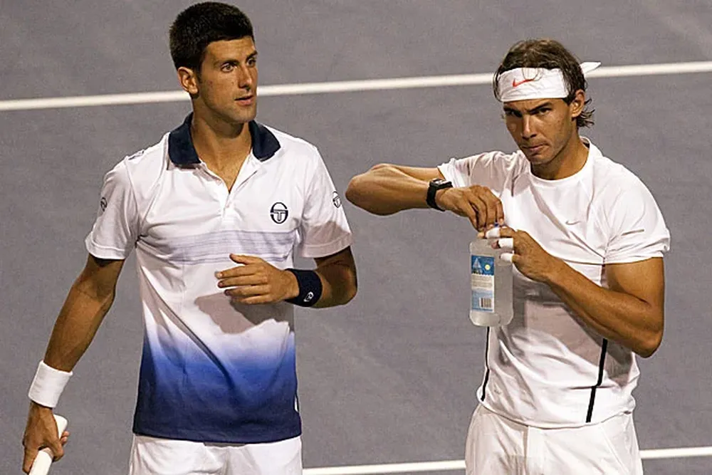 Novak Djokovic y Rafael Nadal