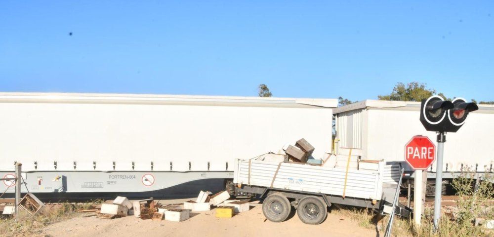 Foto de la escena tras el accidente esta madrugada en Florida
