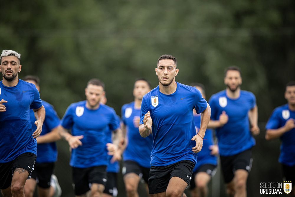 Entrenamiento de la selección uruguaya