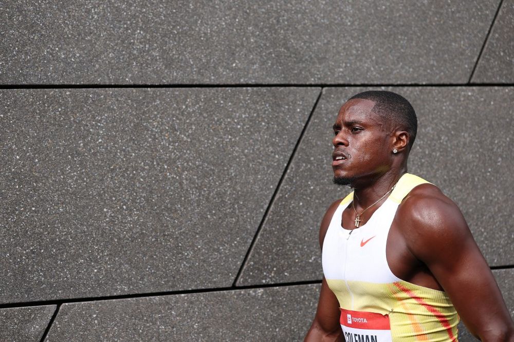 Christian Coleman este 31 de julio en los Nacionales de EEUU en Eugene, Oregon