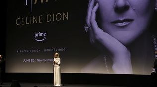 La cantante en&nbsp;&nbsp;la presentación de su documental I am: Celine Dion, en Nueva York