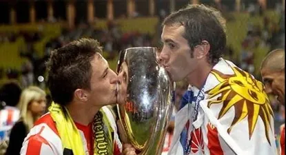 El Cebolla y Godín y uno de los título con Atlético