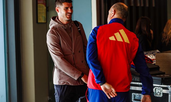 La selección española pone primera.