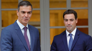 Pedro Sánchez y el lehendakari Imanol Pradales