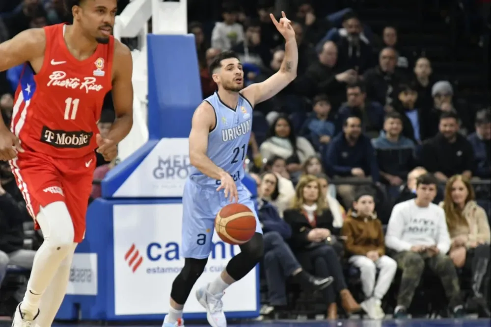 Lucho Parodi, uno de los bases de Uruguay