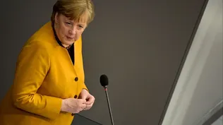La canciller Angela Merkel visitó este domingo el pueblo de Schuld, donde el río Ahr, transformado en un torrente furioso, destruyó parte del centro histórico