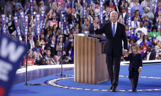 Joe Biden en la Convención Nacional Demócrata de Chicago