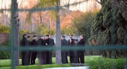 lionel messi despidio a su padre en una ceremonia intima en rosario