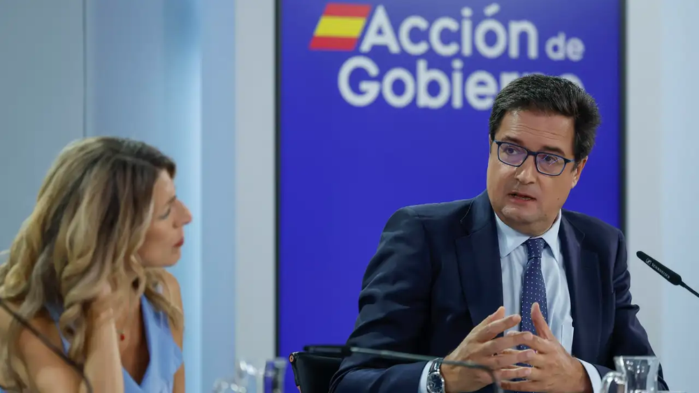 öscar López y Yolanda Díaz 